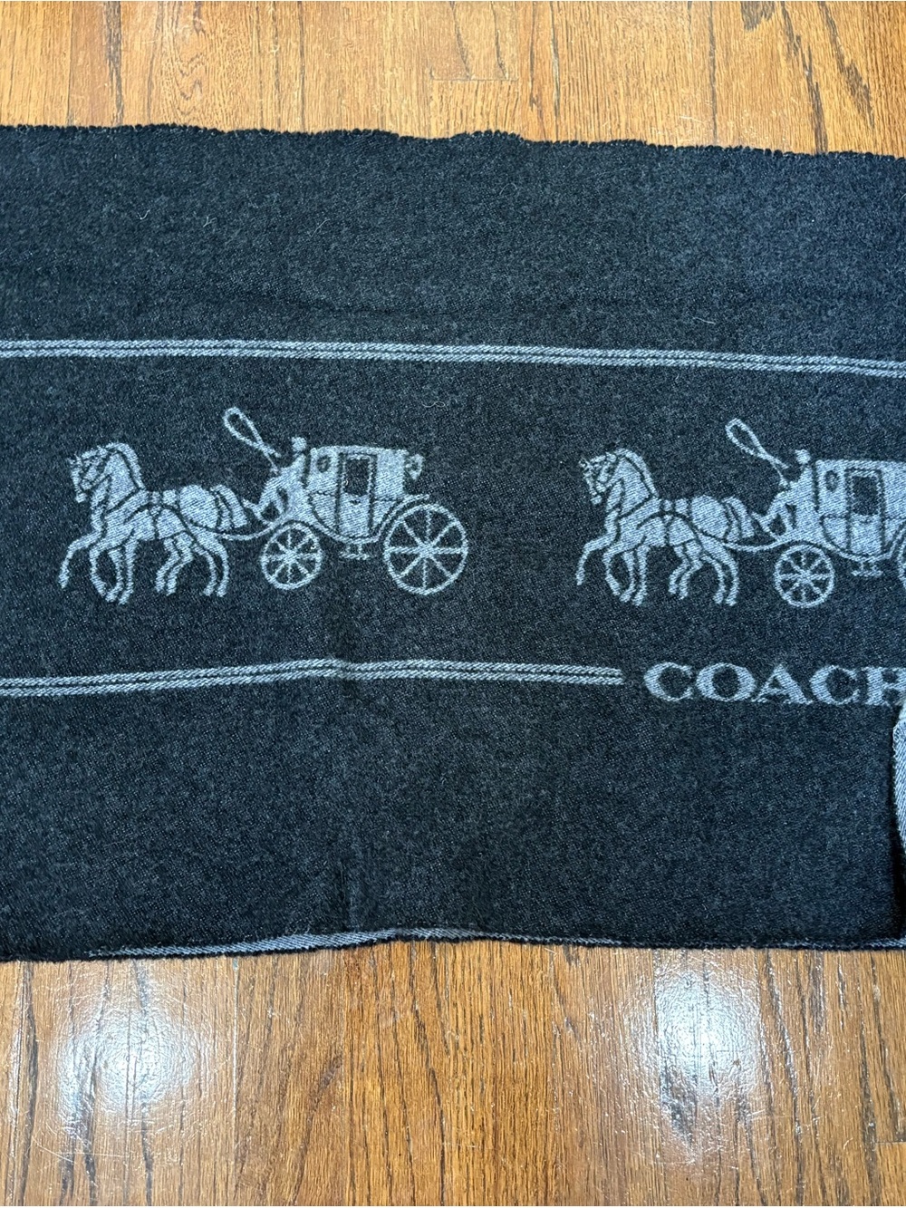 NWOT- COACH CASHMERE BLEND LARGE SCARF- UNISEX